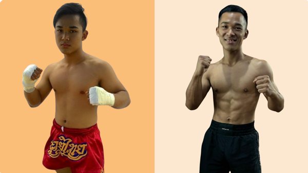 Member before and after training with Amran