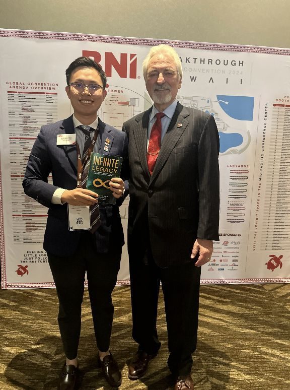 Kelvin Loh with BNI founder Dr. Ivan Misner at the BNI Global Convention