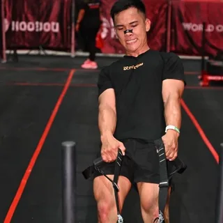 Amran, coach at Fitcom Kota Laksamana, Melaka