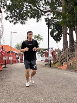 Liang, coach at Fitcom Kota Laksamana, Melaka