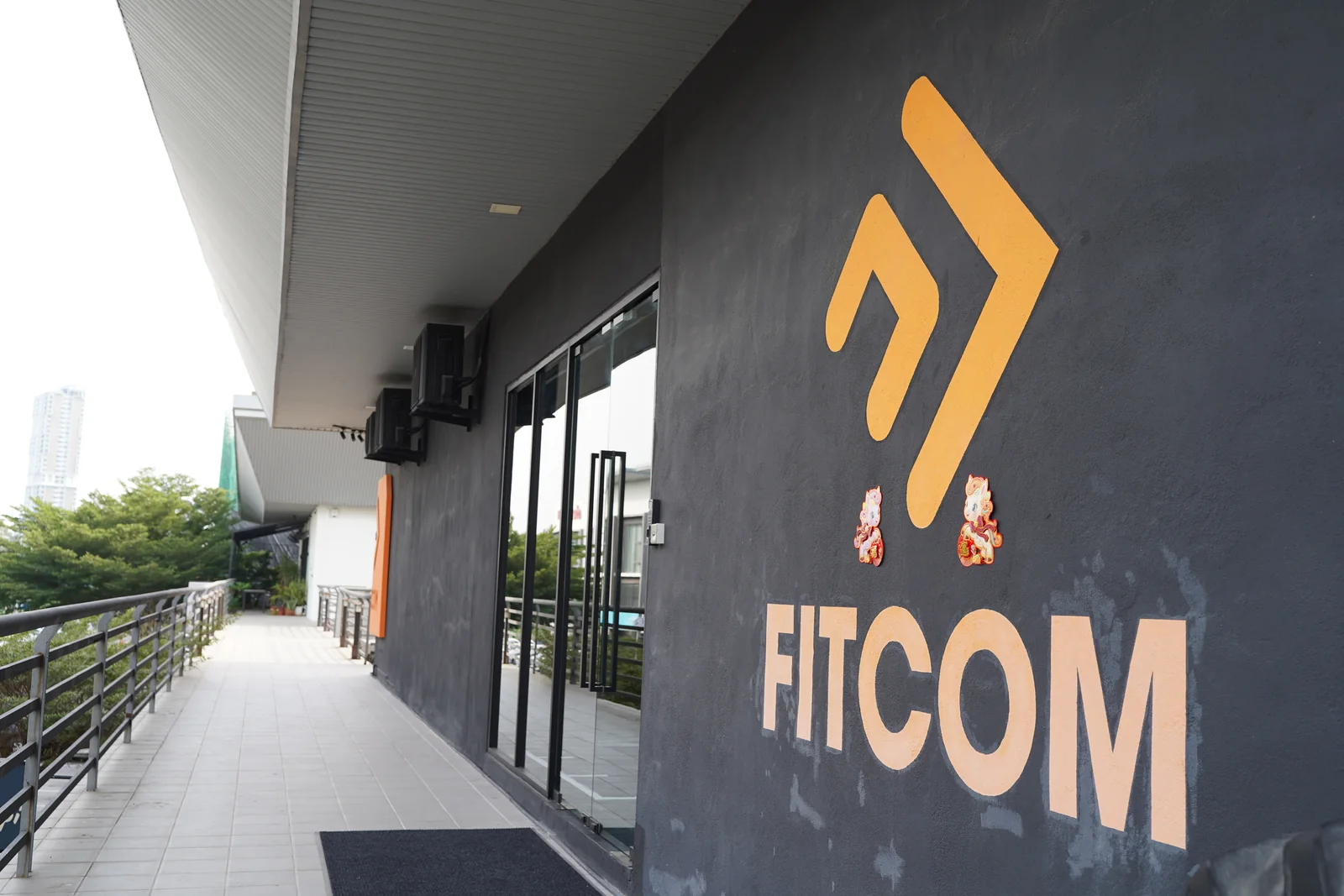 The Fitcom Fitness building on Jalan KLJ 1-C, Kota Laksamana Jaya, Melaka