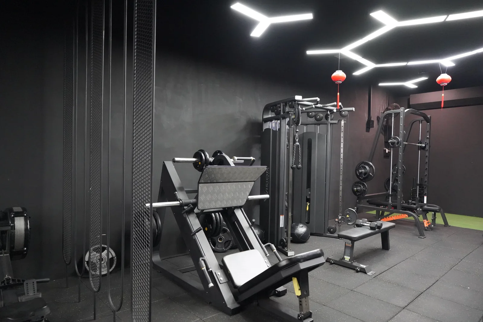 The private training room at Fitcom Melaka