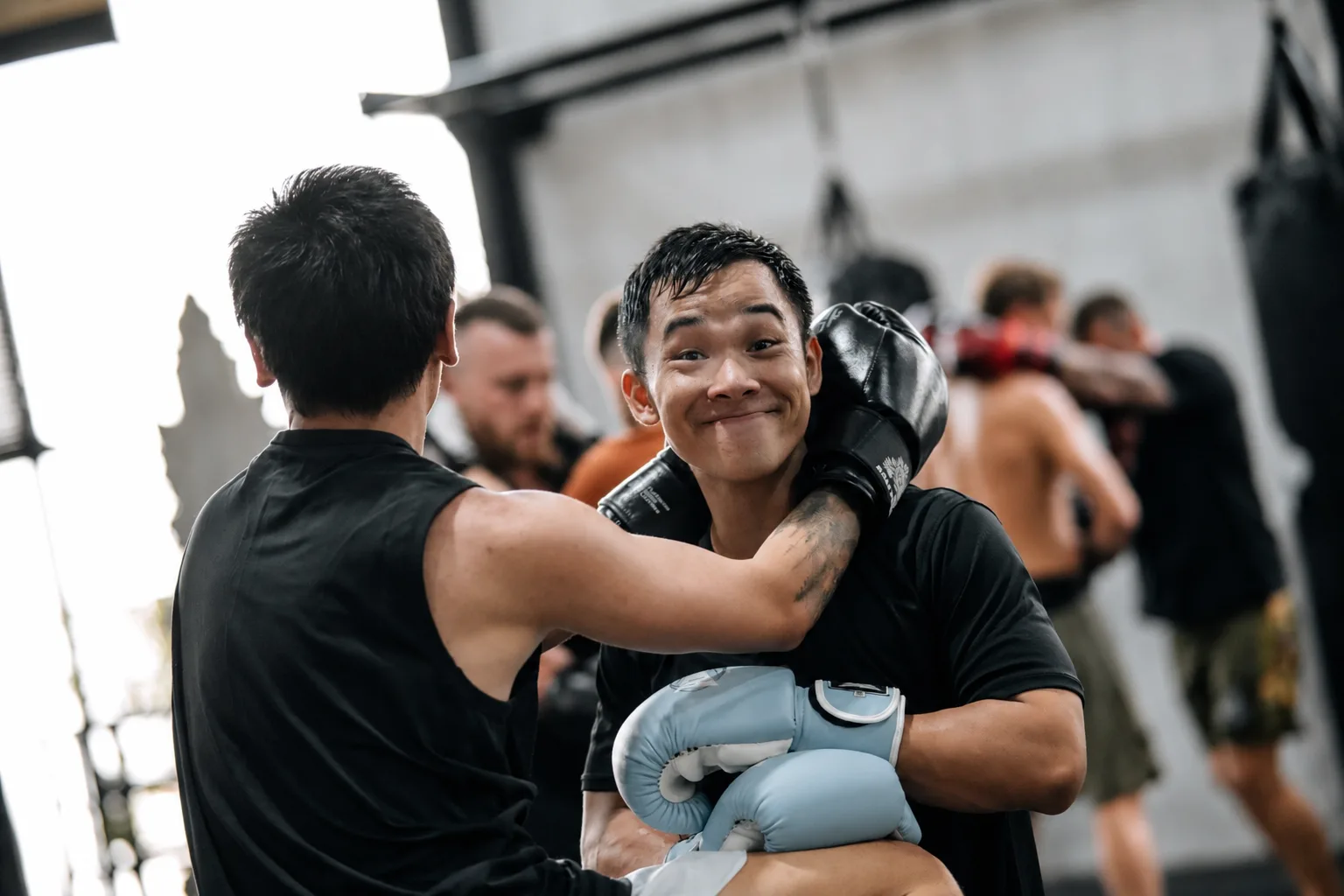 Muay Thai training at Fitcom