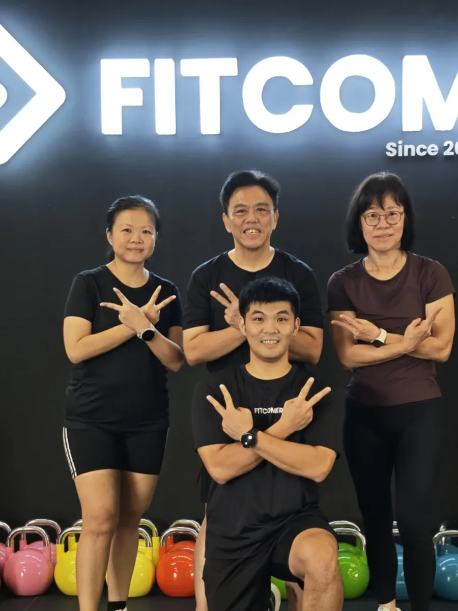 Members training at Fitcom Kota Laksamana, Melaka